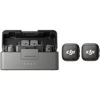 DJI Mic 3 (2 TX + 1 RX + Charging Case), Wireless Microphone for iPhone/Camera/Android, Ultralight, Adaptive Gain Control for Balanced Volume, Dual Band Anti-Interference, 28hrs Use, Vlog