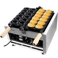 Electric Gold Coin Waffle Maker Non Stick Pan Round Bread Machine Snack Maker Commercial 50-300 C 110V 220V