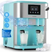 Multifunctional Ice Maker Water Dispenser Bullet Ice Cracked Ice and Crushed Ice Machine with Ice Water Maker 110V 220V