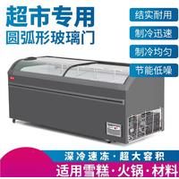 Commercial Glass Door Ice Cream Freezer/Popsicle Freezer Seafood And Seafood Refrigerator