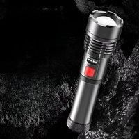 High power led flashlight five-Modes ZOOM torch light USB Rechargeable lamp 800 lumens waterproof
