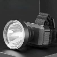 Headlamp LED Rechargeable Headlight Flashight High Power Mini Head Lamp USB 18560 Type-c Headlamps