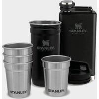 Stanley Adventure Pre-Party Shot Glass + Flask Set Matte Black – BPA FREE Stainless Steel| Stainless Steel Flask | Gift set | Dishwasher Safe | Lifetime Warranty