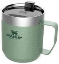 Stanley Vacuum Insulated Tumbler-Stainless Steel Camp Mug, Hammertone Green, 0.35L