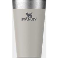 Stanley Adventure Stacking Beer Pint 0.47L - Travel Mug Keeps Beer Cold For 4 Hours - Stainless Steel Beer Mug - Stacks Infinitely - Double Wall Vacuum Insulation - Dishwasher Safe - Ash