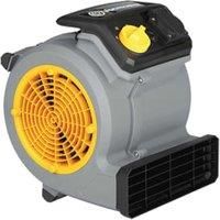 Vacmaster Air Mover Floor Fan - Low Noise, 3 Speed Setting Portable Blower Fan and Dryer - Energy Saving and Compact Design - Ideal for Ventilation, Drying Walls, Carpets and Floors