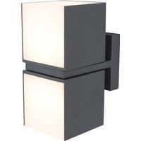 Lutec Cuba Double Head LED Rotatable Wall Light