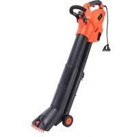 Yard Force 3-in-1 3000W Electric Corded Blower Vac and Mulcher with 35L Collection Bag and 100-300 km/h Air Speed - EB U30