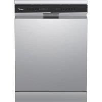 Midea MDWEF1433D(SS)-WG-UK Wifi Connected Standard Dishwasher - Stainless Steel - C Rated, Stainless Steel