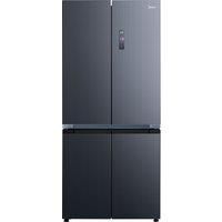 Midea MDRM706BIE70 Insta Fit Master 83cm American Fridge Freezer Midnight Glass