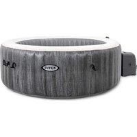 Intex Hot Tub Purespa Greywood Deluxe Inflatable Spa Pool Jacuzzi Brand New