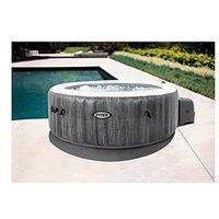 Intex PureSpaTM Greywood Deluxe Round 6 Person – 28442BS,Grey,80.3 x 60 x 54.9 cm