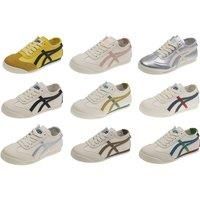 Unisex Black Retro Asics-Inspired Lightweight Sport Shoes In 6 Sizes & 9 Vibrant Colours