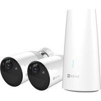 EZVIZ BC1 Smart Home Battery Camera Kit 1080p 2 x Cameras 1 x Base CS-BC1-B2