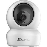 EZVIZ H6c Full HD Indoor Smart Home Security PTZ Camera Tracking 2MP Smart Night Vision, Auto Motion Tracking WiFi, Supports MicroSD Card -White