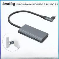 SmallRig 4-in-1 USB-C Hub with a Cold Shoe Mount, Type- C Multiport Hub 4598