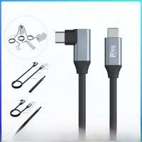 SmallRig USB C to USB C Data Cable 1.15ft/ 35cm/ 13.8" (Straight to Angled) 4790