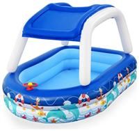 Bestway Family Pool | Sea Captain Kids Pool, Fast Inflation, Ages 3+, 213 cm x W 155cm x H 132cm