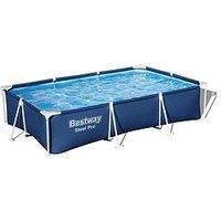 Bestway Steel Pro 3.00m x 2.01m x 66cm Rectangular Above Ground Swimming Pool