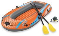 Inflatable Two Person Boat Raft With OARS & PUMP Kondor Elite 2000 Dinghy 1.96m