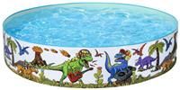 Bestway| Dinosaur Paddling Pool, Kiddie Swimming Pool, Inflatable Above Ground Pool, Outdoor Garden Pool, 183cm x 38cm