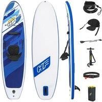 Hydro£Force Oceana 10ft Inflatable Paddle Board Kayak Set with Waist Leash, Blue