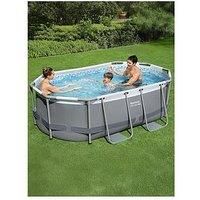 Steel Pro MAX 10/' x 6/'7" x 33"/3.05m x 2.00m x 84cm Oval Pool Set