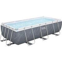 Bestway Steel Pro MAX£ 13'3" x 6'7" x 39.5" Rectangular Pool Set, Grey