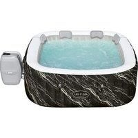 Lay-Z-Spa Florence Airjet Hot Tub with Built In LED Light System, 140 AirJet Massage System Inflatable Hot Tub With Freeze Shield Technology, 4-6 Person