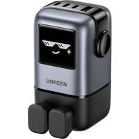 UGREEN Uno 100 W 4-Port GaN Universal USB Charger, Black,Silver/Grey