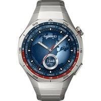 HUAWEI WATCH GT 5 Pro 46 mm Smartwatch, Sharp-Edged Design, Pro-level Sports Watch, Health Tracking, ECG monitoring, up to 14 Days Battery Life, GPS, Bluetooth call, iOS& Android Compatible, Titanium