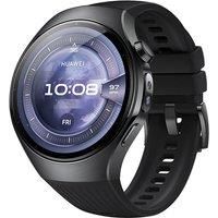 HUAWEI Watch 5 - Black, Fluoroelastomer Strap, 46 mm, Black