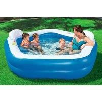 Bestway Family Paddling Pool Inflatable Kids Swimming Pool, Outdoor Garden Pool, 1161L