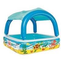 Bestway Canopy Play Paddling Pool - 58 x 58 x 48 Inches
