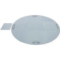 Lay-Z-Spa 13222_05 Hot Tub Floor Protector, 10 Piece Protective Pad Set for Spa and Pump (Fits All Models Except Maldives), Grey