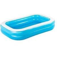 Bestway Family Pool, rectangular pool for children, easy to assemble, blue, 262 x 175 x 51 cm