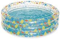Bestway Tropical Paddling Pool Kiddie Swimming Pool, Inflatable Above Ground Pool, Outdoor Garden Pool, Ages 6+