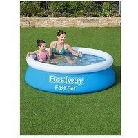 Bestway Fast Set Swimming Pool for Kids and Adults - Blue  - Size: One Size