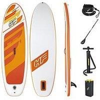 Bestway Hydro-force SUP, Aqua Journey Set Stand Up Paddle Board with Hand Pump and Travel Bag, 9 ft, Multi-Coloured