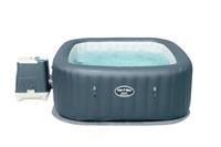 Lay-Z-Spa Hawaii Hot Tub, 8 HydroJet Pro Massage System Inflatable Spa with Freeze Shield Technology and Sociable Square Shape, 4-6 Person