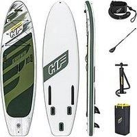 Hydro-Force Unisex's BW65308-21 Bestway SUP, Kahawai Set Stand Up Paddle Board with Hand Pump and Travel Bag, 10 ft 2, Multi-Coloured, 3.10m x 86cm x 15cm