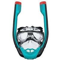 Hydro-Pro SeaClear Flowtech Full-Face Snorkelling Mask, Unisex Underwater Face Mask, L/XL