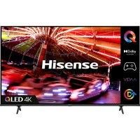 70" HISENSE 70E7HQTUK Smart 4K Ultra HD HDR QLED TV with Amazon Alexa, Black