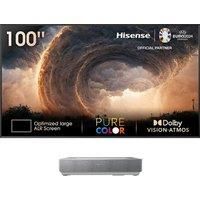 Hisense 100L5HTUKD 100" 4K Smart Laser TV  - Grey