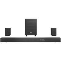 Hisense AX5125H - 5.1.2 Channel Soundbar with wireless subwoofer and truly rear speakers, Pure surround tech, Super Bass, Dolby Atmos DX 7 EQ modes, EzPlay, Bluetooth 5.3, Multi connections
