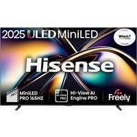 Hisense 100" 100U8QTUK MiniLED QLED 165Hz Smart AI TV - Hi-View AI Engine PRO, 165Hz Game Mode Ultra, 4.1.2 Channel, Dolby Atmos, Quantum Dot Colour, Anti-Reflection PRO with Freely, YouTube, Netflix