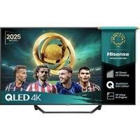 Hisense 43A7QTUK QLED Smart AI TV with Freely (2025 Model)