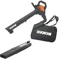 WORX 2 x 20 V battery leaf blower/leaf vacuum WG583E.9 without battery and charger