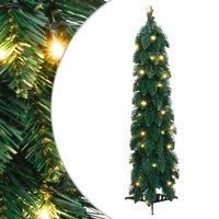 Berkfield Home Artificial Pre-lit Christmas Tree with 30 LEDs 60 cm in Green