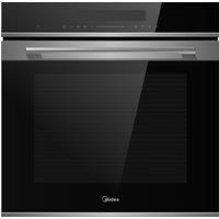 Midea MBO7NP30T0-SS Built In Electric Single Oven with Pyrolytic Cleaning - Stainless Steel - A Rated, Stainless Steel